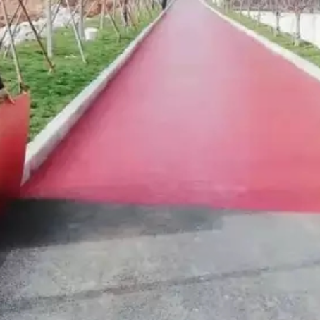 资阳​ 彩色路面喷涂翻新是一种低成本